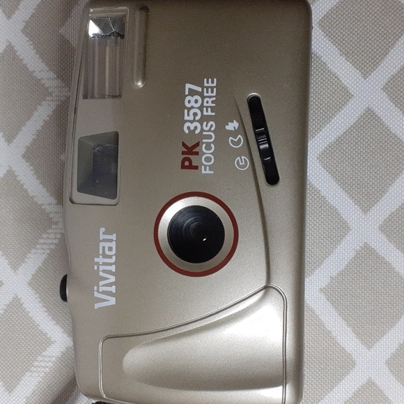 Vivitar PK 3587 Focus Free Point and Shoot 35 mm Camera Untested - Picture 10 of 10